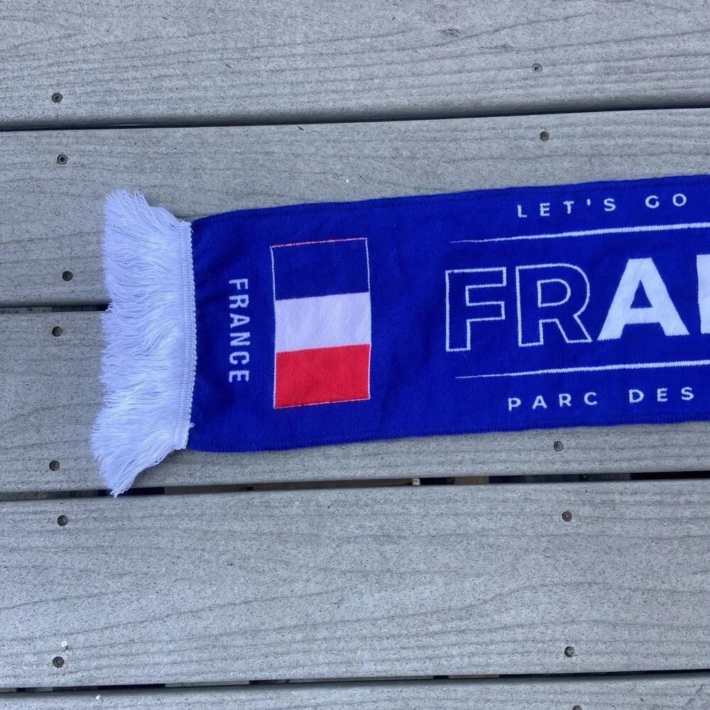 2019 Women’s World Cup Soccer USA France Quarter Final Match Scarf Paris 6/28/19